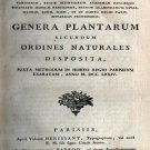 Genera Plantarum Secundum Ordines Naturales Disposita