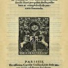 Reverendissimi domini Thomae de Vio Cajetani, cardinalis Sancti Sixti perquam