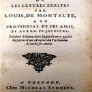 Les Provinciales, ou Lettres Ecrites par Louis de Montalte a un Provincial de