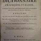 Nouveau Dictionnaire Francois-Italien