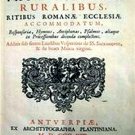 Processionale Pro Eclesiis Ruralibus, Ritibus Romanae Ecclesiae Accomodatum,