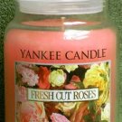 Yankee Candle "Fresh Cut Roses" 22oz. Housewarmer Candle