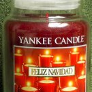 Yankee Candle "Felize Navidad" 22oz. Housewarmer Holiday Candle