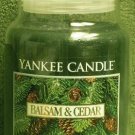 Yankee Candle "Balsam & Cedar" 22oz. Housewarmer Holiday Candle
