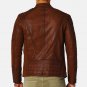 Men Antique Urban Brown Motorcycle Jacket