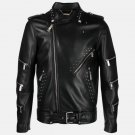 Men John Richmond Studded Leather Jacket Men John Richmond Studded Leather Jacket