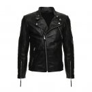 Men Asymmetrical Black Quilted Leather Moto Jacket Men Asymmetrical Black Quilted Leather Moto Jacket