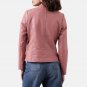 Women Pink Cafe Racer Quilted Leather Jacket
