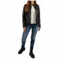 Women Susan Black Leather Biker Jacket