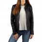 Women Susan Black Leather Biker Jacket
