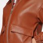 Women A2 Brown Cockpit Leather Bomber Aviator Jacket