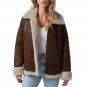 Women B3 Shearling Brown Leather Aviator Jacket