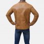 Men Arthur RDR Classic Brown Leather Trench Coat