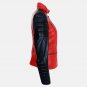 Women Red And Black Leather Biker Jacket