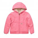 Women’s Sherpa Lined Pink Hooded Active Jacket