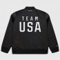 Mitchell & Ness Team USA Coach Snoop Satin Bomber Jacket