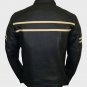 Mens Vintage Black Cafe Racer Retro Jacket