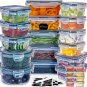 &acirc;�&uml; 48-Piece Luxury Food Storage Container Set &acirc;�� BPA-Free, Airtight