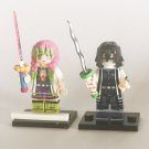 Demon Slayer Blades Kanroji, Iguro Figurine Miniatures Minifigure