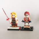 Demon Slayer Blades Akaza, Rengoku Figurine Miniatures Minifigure