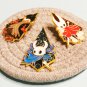 Hollow Knight Indie Game Silksong Enamel Pin: Hollow Knight, Hornet, Troupe Master Grimm