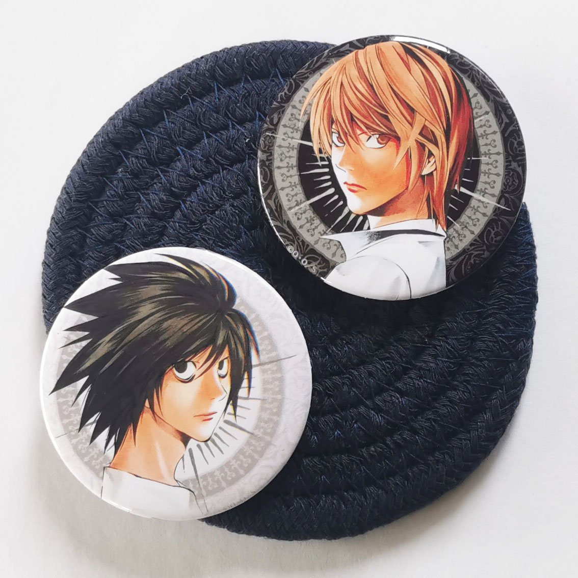Death Note L, Night, Misa Japan Manga Comic Animation Pin Badge