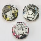 Death Note L, Night, Misa Japan Manga Comic Animation Pin Badge Death Note L, Night, Misa Japan Manga Comic Animation Pin Badge