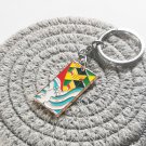 Demon Slayer Blades Tanjiro Kamado Anime and Cartoon Metal Keychain Accessory