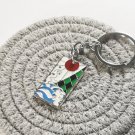 Demon Slayer Blades Tanjiro Kamado Anime and Cartoon Metal Keychain Accessory