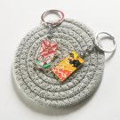 Demon Slayer Blades Tanjiro Kamado Anime and Cartoon Metal Keychain Accessory