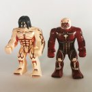 Attack on Titan Eren, Attack Titan, Colossus Titan Anime Figurine Miniatures Minifigure