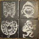 Grinch Slate Coaster's