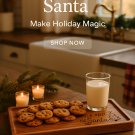 Small Santa Cookie Tray