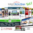 Instant Niche PLR WordPress Blogs – Volume #1 (10 Fully Loaded Websites)