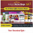 Instant Niche PLR WordPress Blogs – Volume #2 (10 Hottest Offline Business Model)