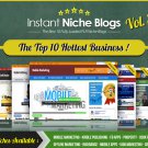 Instant Niche PLR WordPress Blogs – Volume #3 (Top 10 Hottest Business)