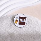 Lemonade Store Design Round Shaped Brooch Lemonade Store Design Round Shaped Brooch