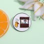 Lemonade Store Design Round Shaped Brooch