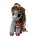 Ty Beanie Boos Cinnamon Magical Pony Horse Pink Hooves eye Stuffed Animal Plush