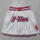 Rockets 2026 City Edition Shorts White Zipper Pocket Shorts