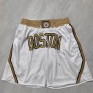 Men's Boston Celtics 2026 City Edition Justdon Shorts White Zipper Pocket Shorts