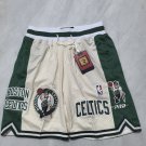 Men's Boston Celtics 2026 City Edition Shorts Cream Zipper Pocket Shorts