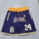 Men's Los Angeles Lakers 2026 City Edition Retro Shorts Purple Zipper Pocket Shorts Men's Los Angeles Lakers 2026 City Edition Retro Shorts Purple Zipper Pocket Shorts