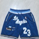Men's Los Angeles Lakers 2026 City Edition Justdon Retro Shorts Royal Zipper Pocket Shorts Men's Los Angeles Lakers 2026 City Edition Justdon Retro Shorts Royal Zipper Pocket Shorts