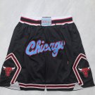 Men's Chicago Bulls 2026 City Edition Justdon Shorts Black Zipper Pocket Shorts