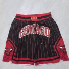 Men's Chicago Bulls 2026 City Edition Justdon Shorts Black Red Zipper Pocket Shorts Men's Chicago Bulls 2026 City Edition Justdon Shorts Black Red Zipper Pocket Shorts