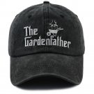 The Garden Father Hat for Men, Funny Adjustable Cotton Embroidered Gardeners Dad Baseball Cap