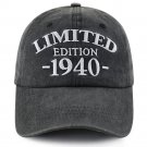 Limited Edition 1940 Hat, Funny Embroidered Baseball Cap for Women Men