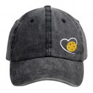 Heart Pickleball Embroidered Baseball Cap, Adjustable Cotton Hat Gifts for Men Women Heart Pickleball Embroidered Baseball Cap, Adjustable Cotton Hat Gifts for Men Women