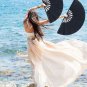 1PCS LargFolding Silk Hand Fan Hand Folding Fans Chinese Tai Chi Folding Fan